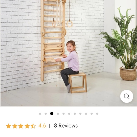 Goodevas indoor wood Swedish ladder - Picture 2 of 6